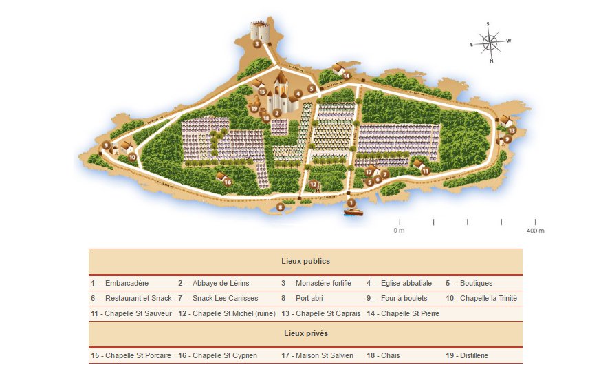 Carte Général Saint Honorat